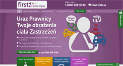 Desktop Screenshot of pl.firstpersonalinjury.co.uk